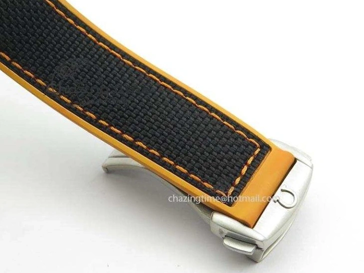 0102 ComfortFit 2016 Planet Ocean 45mm SS JHF Gray Dial On Nylon Strap A 8226